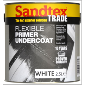 SANDTEX TRADE  FLEXIBLE PRIMER UNDERCOAT WHITE  2.5LITRES