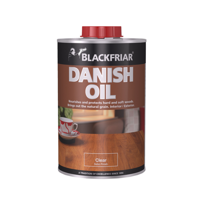 BLACKFRIAR DANISH OIL CLEAR 1LITRE Winterstoke Decorators Supplies