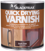 BLACKFRIAR QUICK DRY VARNISH DARK OAK 500ML