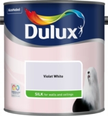 DULUX RETAIL VINYL SILK VIOLET WHITE 2.5LITRE