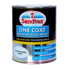 SANDTEX ONE COAT EXTERIOR GLOSS BLACK 750ML