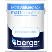 BERGER MATT BRILLIANT WHITE 3LITRES