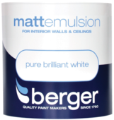 BERGER MATT BRILLIANT WHITE LITRE