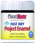 PLASTI-KOTE FAST DRY ENAMEL FLAT BLACK (B-2) 59MLS