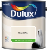 DULUX RETAIL VINYL SILK ALMOND WHITE 2.5LITRE