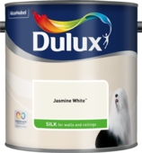 DULUX RETAIL VINYL SILK JASMINE WHITE 2.5LITRE