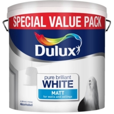 DULUX RETAIL VINYL MATT PURE BRILLIANT WHITE 6L