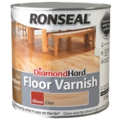 RONSEAL DIAMOND HARD FLOOR VARNISH CLEAR GLOSS 5LTS