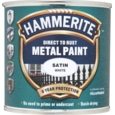 HAMMERITE SATIN  WHITE 250MLS