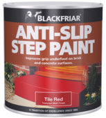 BLACKFRIAR SLIP RESISTANT STEP PAINT TILE RED 250MLS
