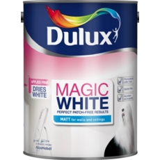 DULUX MAGIC WHITE MATT Pure Brilliant White 5LITRE