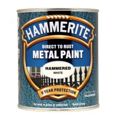 HAMMERITE HAMMERED WHITE 750MLS