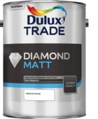 DULUX TRADE DIAMOND MATT TINTED COLOURS 2.5LITRE