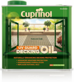 CUPRINOL DECKING UV GUARD OIL NATURAL OAK 2.5LITRE
