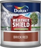 DULUX RETAIL W/SHIELD  SMOOTH MASONRY  Brick Red 250ML