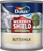 DULUX RETAIL W/SHIELD  SMOOTH MASONRY  Buttermilk 250ML