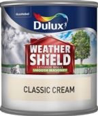 DULUX RETAIL W/SHIELD  SMOOTH MASONRY  Classic Cream 250ML