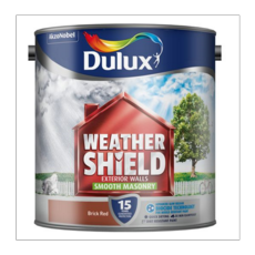 DULUX RETAIL W/SHIELD SMOOTH MASONRY Brick Red 2.5LT
