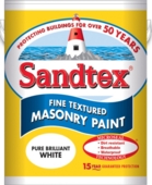 SANDTEX RETAIL TEXTURED MASONRY BRILLIANT WHITE 10LT
