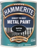 HAMMERITE SATIN BLACK 750MLS