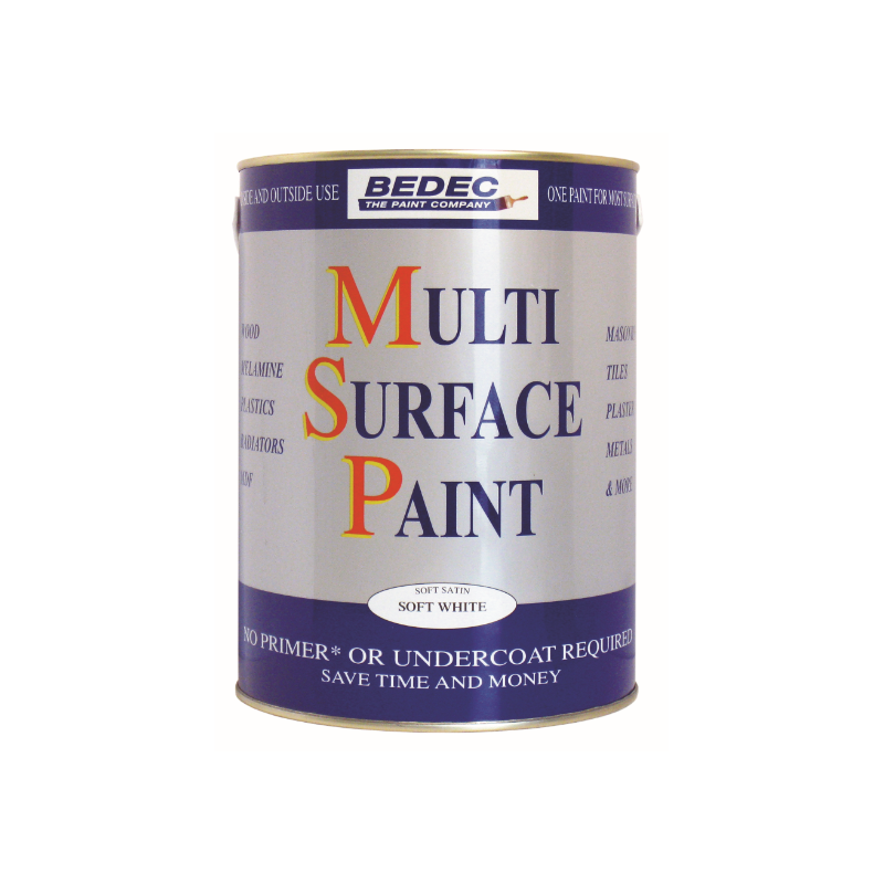 BEDEC MULTI SURFACE PAINT SATIN MAGNOLIA 750MLS Winterstoke