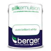 BERGER SILK BRILLIANT WHITE 5LITRES