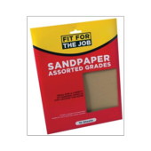 RODO FIT FOR THE JOB SANDPAPER 10 ASSORTED SHEETS (FFJASP10A)