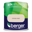 BERGER VINYL SILK CANVAS CREAM 2.5LITRE