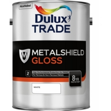 DULUX TRADE METALSHIELD GLOSS WHITE 5LITRE