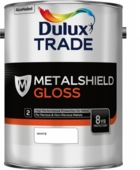 DULUX TRADE METALSHIELD GLOSS WHITE 2.5LITRE