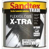SANDTEX TRADE FLEXIGLOSS X-TRA BRILLIANT WHITE 1LITRE