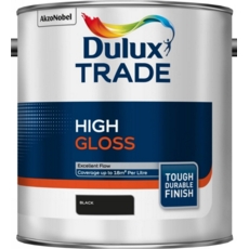 DULUX TRADE GLOSS BLACK LITRE