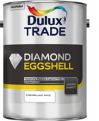 DULUX TRADE DIAMOND Q/D EGGSHELL B/WHITE 5LITRE