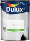 DULUX RETAIL  SILK WHITE MIST 5L