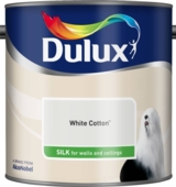DULUX RETAIL SILK WHITE COTTON 2.5L