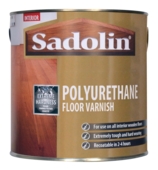 SADOLIN POLYURETHANE FLOOR VARNISH CLEAR SATIN 2.5LITRE