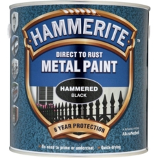 HAMMERITE HAMMERED FINISH BLACK 2.5LITRE