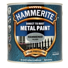HAMMERITE HAMMERED FINISH SILVER GREY 2.5LITRE