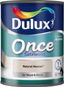 DULUX RETAIL Once Satinwood Natural Hessian 750ml