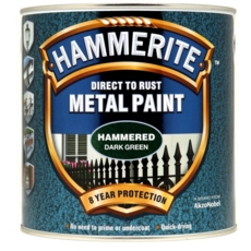 HAMMERITE HAMMERED FINISH DARK  GREEN  2.5LITRE