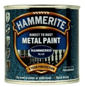 HAMMERITE HAMMERED FINISH BLUE 250MLS