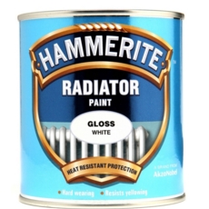 HAMMERITE RADIATOR ENAMEL GLOSS WHITE 500MLS