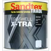 SANDTEX TRADE EGGSHELL X-TRA BLACK 2.5LITRE