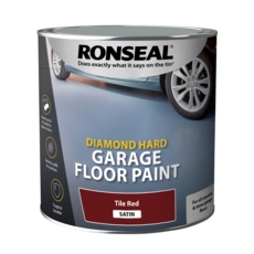 RONSEAL DIAMOND HARD GARAGE FLOOR PAINT TILE RED 2.5L