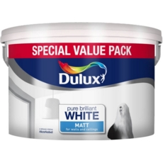 DULUX RETAIL MATT BRILLIANT WHITE 7LITRE