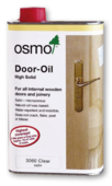 OSMO DOOR OIL HIGH SOLID CLEAR 3060 SATIN 1LITRE