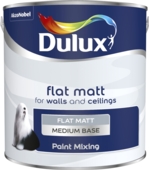 DULUX RETAIL FLAT MATT MIXED COL 2.5L