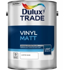 DULUX TRADE VINYL MATT LIGHT & SPACE ABSOLUTE WHITE 5L