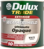 DULUX TRADE WEATHERSHIELD ULTIMATE OPAQUE WHITE 2.5L