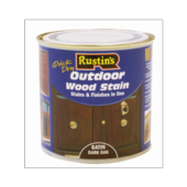 RUSTINS Q/D Outdoor Wood Stain Ebony 250ml